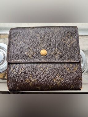 Louis Vuitton Monogram Canvas Dark Brown with Gold Hardware Wallet